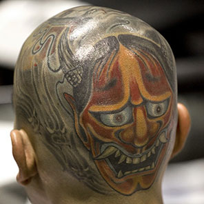 Scalp tattoo